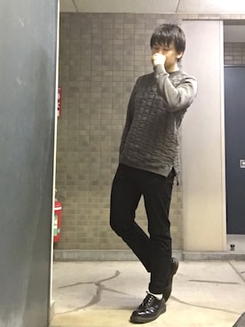 「アイテム（バングル/リストバンド）」を使った、Takuya∞さん（メンズ・170cm・20代）の春コーディネート