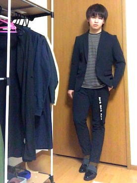 「アイテム（バングル/リストバンド）」を使った、Takuya∞さん（メンズ・170cm・20代）の夏コーディネート
