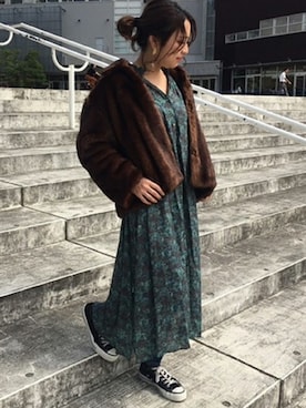 「オールスター」｜JOURNAL STANDARD relume 豊洲店 スタッフさん（レディース・160cm）の秋コーディネート