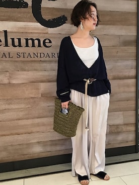 「MASTER&Co（マスターアンドコー）のアイテム」を使った、JOURNAL STANDARD relume 豊洲店 スタッフさん（レディース・155cm）の春コーディネート