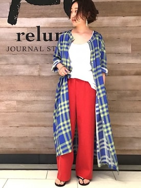 JOURNAL STANDARD relume 豊洲店 スタッフさんのコーディネート