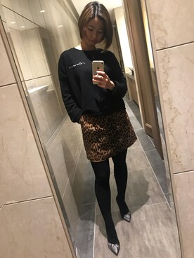 「スエット」｜「アイテム（パンプス）」を使った、Kさん（レディース・153cm）の春コーディネート