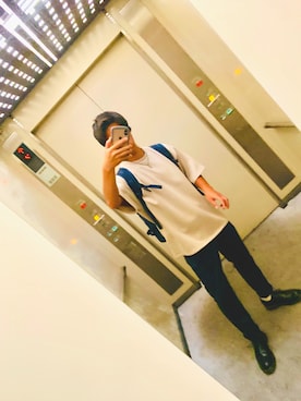 「LE JUN（ルジュン）のアイテム（トップス）」を使った、F R Oさん（メンズ・168cm）の春コーディネート