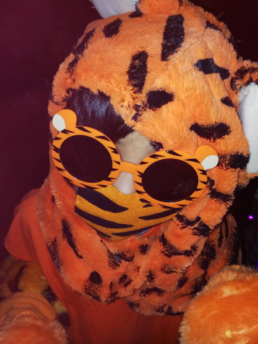 「ハロウィン、halloween、wearhalloween2018、キッズ、仮装、ハロウィンコーデ」｜「TokyoDisney resortのアイテム（帽子、オレンジ系）」を使った、yun☺︎さん（キッズ・130cm）の秋コーディネートの1枚目の写真