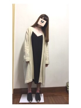 「MONKI（モンキ）のアイテム（スニーカー）」を使った、じぇしーさん（レディース・153cm）の冬コーディネート
