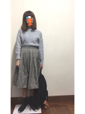 「MONKI（モンキ）のアイテム（スニーカー）」を使った、じぇしーさん（レディース・153cm）の春コーディネート