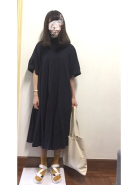 「used mix」｜「アイテム（サンダル）」を使った、じぇしーさん（レディース・153cm）の夏コーディネート