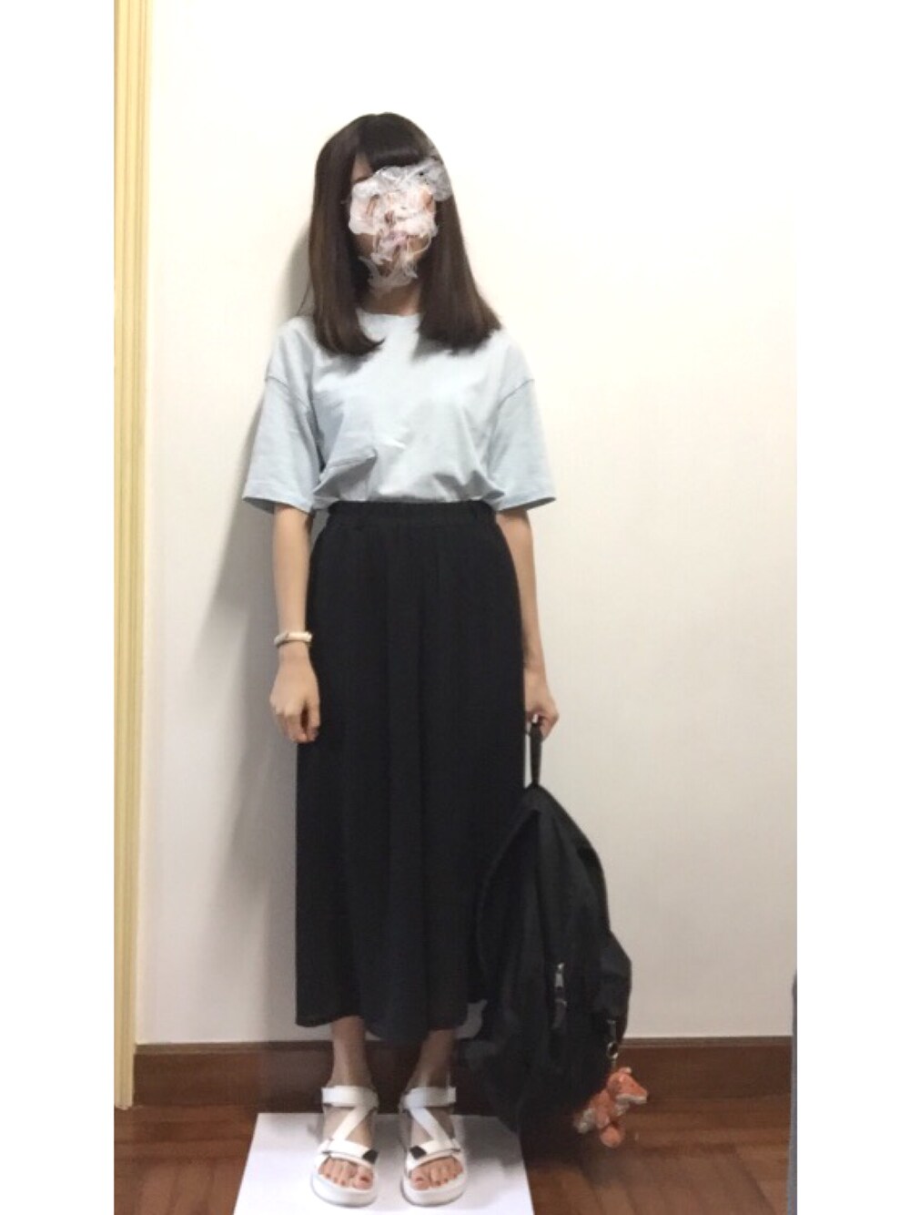 Tシャツ/カットソーを使った「ガウチョパンツ 黒」のレディース人気