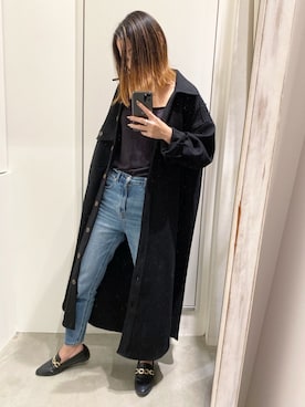 「アントマリーズ」｜「アイテム（カバーオール）」を使った、harucaさん（レディース・155cm）の秋コーディネート