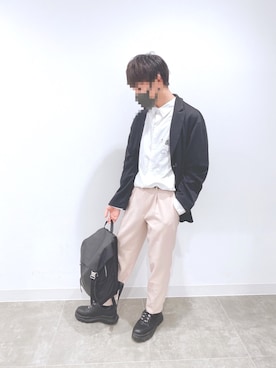 「G.O.C（ジーオーシー）のアイテム（テーラードジャケット）」を使った、kouさん（メンズ・176cm）の春コーディネート