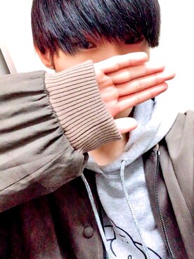「SHAREEF（シャリーフ）のアイテム（ブルゾン）」を使った、なるさん（メンズ・171cm）の冬コーディネート