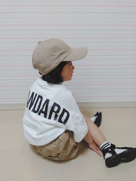 「アイテム（スカート）」を使った、nippyさん（キッズ・90cm）の春コーディネート