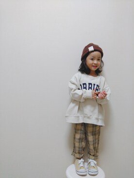 「アイテム（ラッピングキット）」を使った、nippyさん（キッズ・90cm）の秋コーディネート