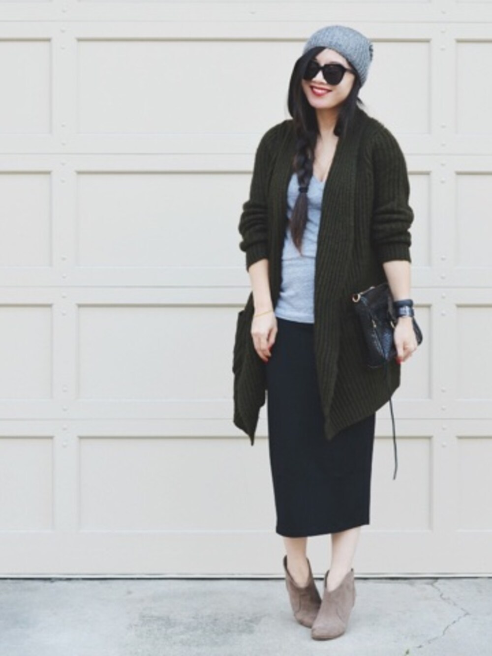 「asos、boots、FOREVER 21、jacket 、skirt」｜Nancyさん（レディース）の冬コーディネートの1枚目の写真