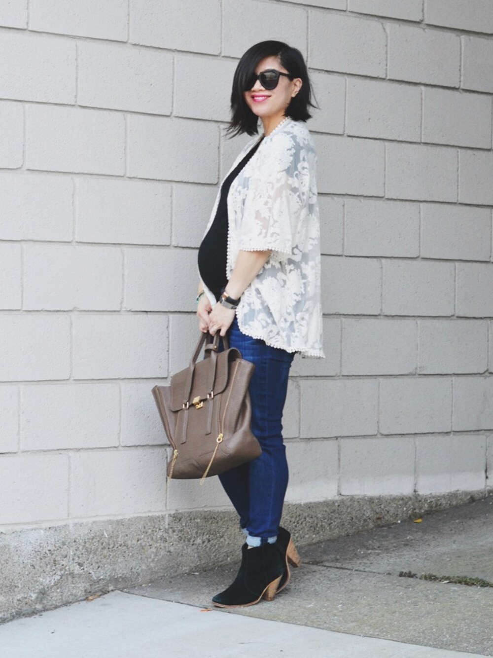 「3.1 phillip lim、BAG、jacket 、kimono」｜Nancyさん（レディース）の春コーディネートの1枚目の写真