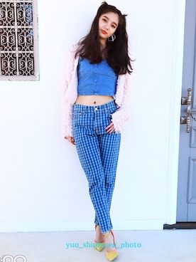 「lilLilly（リルリリー）のアイテム（アクセサリー）」を使った、新川優愛ファンさん（レディース・166cm）の春コーディネート