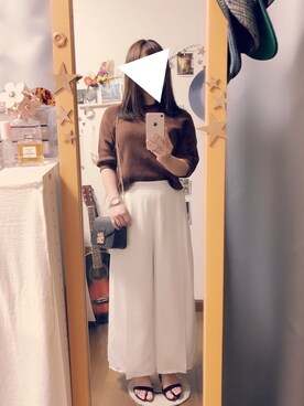 「アイテム（腕時計、パープル系）」を使った、あおさん（レディース・150cm）の春コーディネート