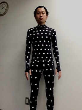 「ZOZO（ゾゾ）のアイテム（つなぎ/オールインワン）」を使った、デデスケさん（メンズ・178cm）の夏コーディネート