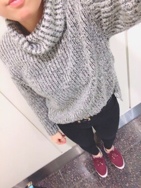 「アパレル」｜mariko.Aさん（レディース・160cm）の冬コーディネート