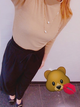 「アパレル」｜「アイテム（パンプス）」を使った、mariko.Aさん（レディース・160cm）の冬コーディネート