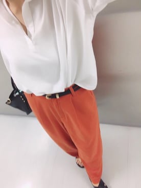 「LOWLYS FARM」｜mariko.Aさん（レディース・160cm）の夏コーディネート