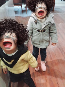 「i（アイ）のアイテム」を使った、小糯米麻麻さん（レディース・155cm）の冬コーディネート