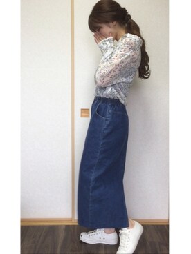 「アイテム（ウィッグ）」を使った、yumiさん（レディース・160cm・20代）の春コーディネート