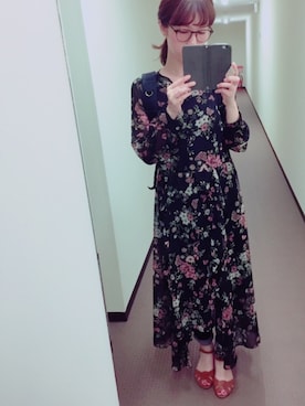 「marjour（マージュール）のアイテム（ワンピース）」を使った、yumiさん（レディース・160cm）の夏コーディネート