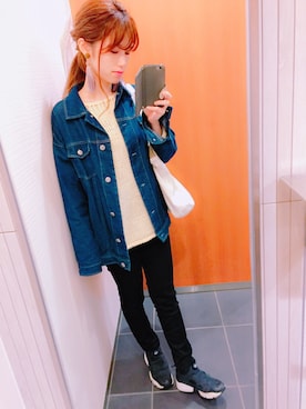 「アイテム（イヤリング）」を使った、yumiさん（レディース・160cm・20代）の秋コーディネート