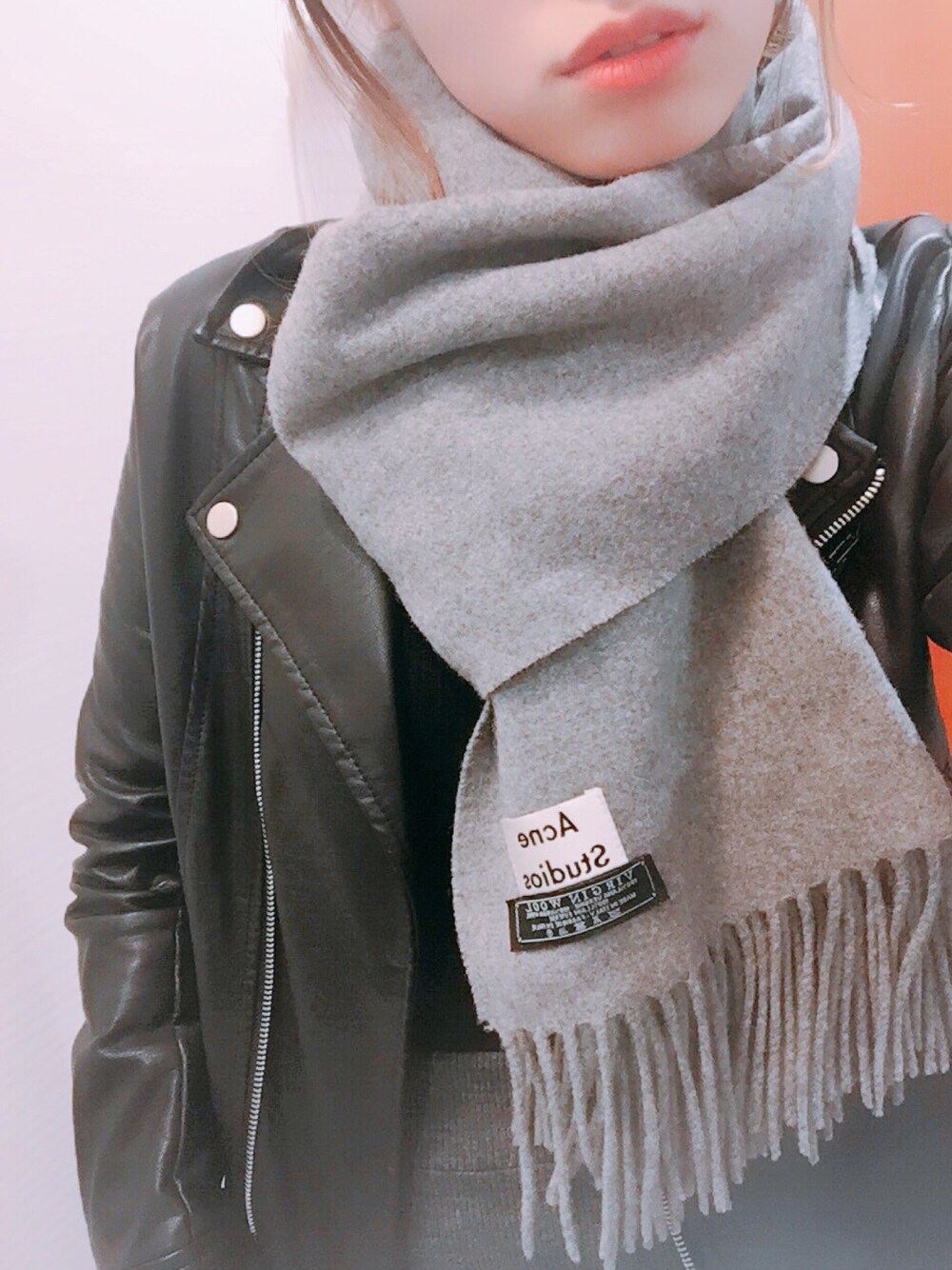 acnestudios マフラー ダスティーブルー acnestudios マフラー