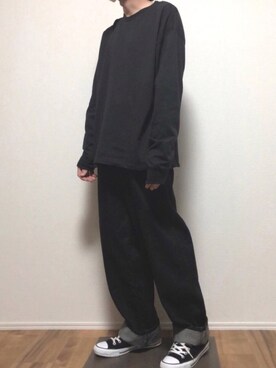 「Chillfar（チルファー）のアイテム」を使った、ゆうさん（メンズ・165cm）の春コーディネート