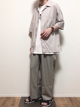 「Java（ジャバ）のアイテム」を使った、ゆうさん（メンズ・165cm）の夏コーディネート