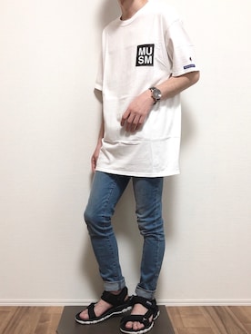 「Java（ジャバ）のアイテム」を使った、ゆうさん（メンズ・165cm）の夏コーディネート