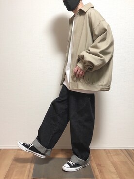 「Chillfar（チルファー）のアイテム」を使った、ゆうさん（メンズ・165cm）の秋コーディネート
