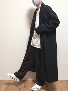 「Chillfar（チルファー）のアイテム」を使った、ゆうさん（メンズ・165cm）の冬コーディネート