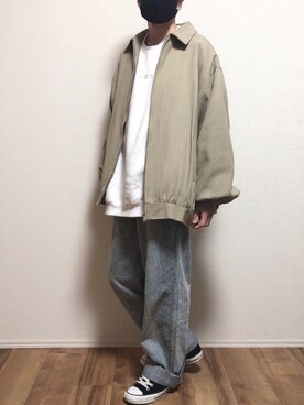 「Chillfar（チルファー）のアイテム」を使った、ゆうさん（メンズ・165cm）の冬コーディネート