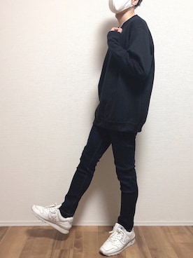 「LOOPのアイテム（トップス）」を使った、ゆうさん（メンズ・165cm）の冬コーディネート