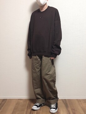 「Chillfar（チルファー）のアイテム」を使った、ゆうさん（メンズ・165cm）の冬コーディネート