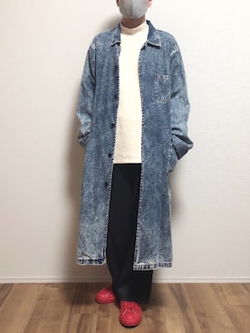 「unrelaxing（アンリラクシング）のアイテム（パンツ）」を使った、ゆうさん（メンズ・165cm）の春コーディネート