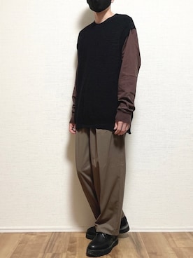 「Chillfar（チルファー）のアイテム」を使った、ゆうさん（メンズ・165cm）の春コーディネート