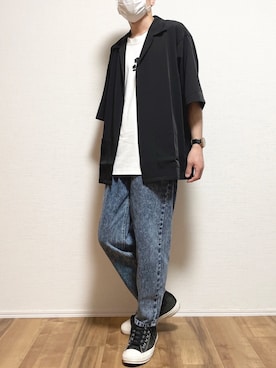 「LOOPのアイテム」を使った、ゆうさん（メンズ・165cm）の春コーディネート