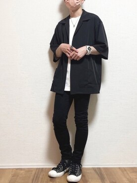 「LOOPのアイテム」を使った、ゆうさん（メンズ・165cm）の夏コーディネート