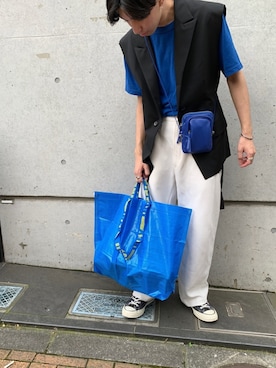 「CURI BISCUI（キュリ　ビスキュイ）のアイテム」を使った、kooodaiさん（メンズ・170cm）の夏コーディネート