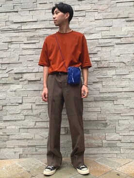 「CURI BISCUI（キュリ　ビスキュイ）のアイテム」を使った、kooodaiさん（メンズ・170cm）の秋コーディネート