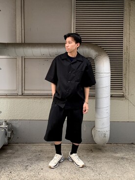 「th（ティー エイチ）のアイテム（トップス）」を使った、kooodaiさん（メンズ・170cm）の夏コーディネート