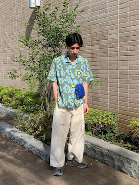 「CURI BISCUI（キュリ　ビスキュイ）のアイテム」を使った、kooodaiさん（メンズ・170cm）の夏コーディネート