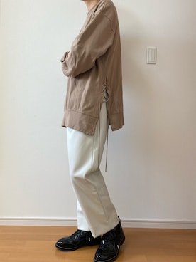 「フォロー、イイネ、お気に入り登録お願いします♡」｜「アイテム（ブーツ）」を使った、nさん（メンズ・170cm）の冬コーディネート