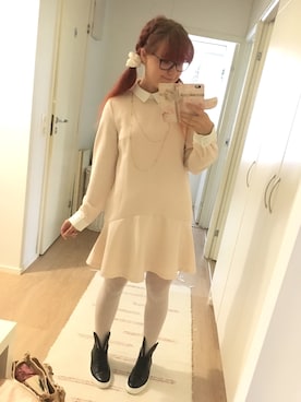 「LIZ LISA（リズリサ）のアイテム（財布/小物）」を使った、アオロラさん（レディース・158cm）の夏コーディネート