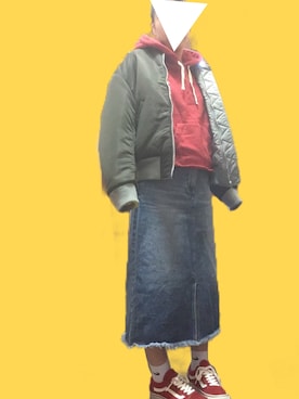 211さん(レディース・157cm)の春コーディネート