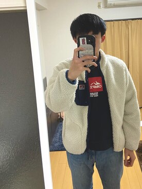 「CAMP7（キャンプセブン）のアイテム（スウェット）」を使った、®️yuyaさん（メンズ・173cm）の秋コーディネート